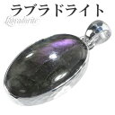 ラブラドライト パープル シルバー ペンダント トップ オーバル 天然石 パワーストーン ラブラドライト パープル ペンダント ネックレストップ 天然石 パワー...