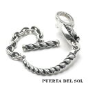 PUERTA DEL SOL スコーピオン ハーフバングル ブレスレット Sサイズ シルバー950 ユニセックス シルバーアクセサリー 人気 ブリタニアシルバー...