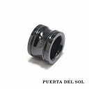 PUERTA DEL SOL チェス 台座 Pedestal ブラック ペンダント(チェーンなし) ブラック シルバー950 チタンコーティング 人気 ペンダントトップのみ ユニセックス ブラック おしゃれ ペンダントヘッド 銀 ブリタニアシルバー 銀(4)