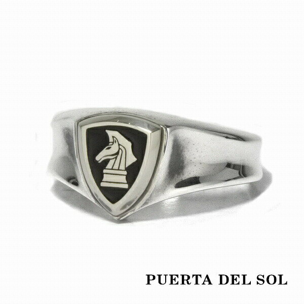 PUERTA DEL SOL Chess Knight Emblem チェスナイト エンブレム リング(7号〜23号) シルバー950 レディ..