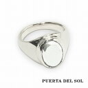 PUERTA DEL SOL ホワイトオニキス オーバルストーン リング(7号〜23号) ホワイトオニキス シルバー950 ユニセックス シルバーアクセサリー ...