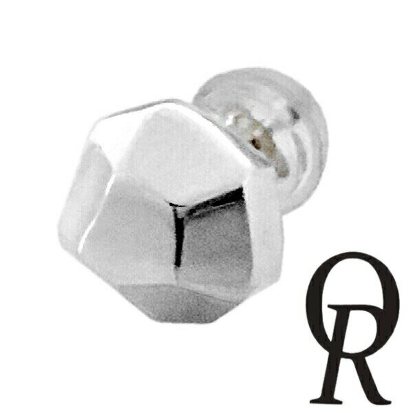 Quiet Room シンプル 七角形 シルバー スタッド ピアス 1P 片耳用 メンズ レディース シルバーピアス QRE-001 シルバーアクセサリー シルバーアクセ シルバーピアス ピアス シンプル シンプルピアス シンプルアクセサリー メンズ 男性 レディース 女性 ユニセックス 男女兼用