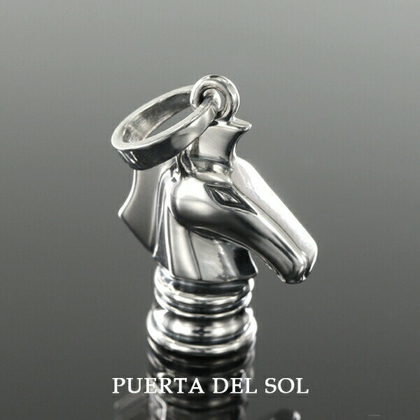 PUERTA DEL SOL チェス ナイト ペンダントトップ ネックレス シルバーアクセサリー シルバー950 KNIGHT クール ネックレス レディース 20th記念 男性 ペンダントヘッド ペンダント レディース チェスの駒 彼氏 メンズ 銀 駒