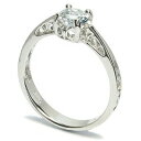 アクアマリン ボリュームプラチナコート シルバーリング 7.5〜14号 レディース リング Aquamarine 女性用 指輪 パワーストーン レディースリング...