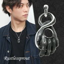 Rustlessprout Left ペンダントトップ (チェーンなし) シルバー925 ペンダント ネックレス シルバーアクセサリー 手 左手 シック ハード...
