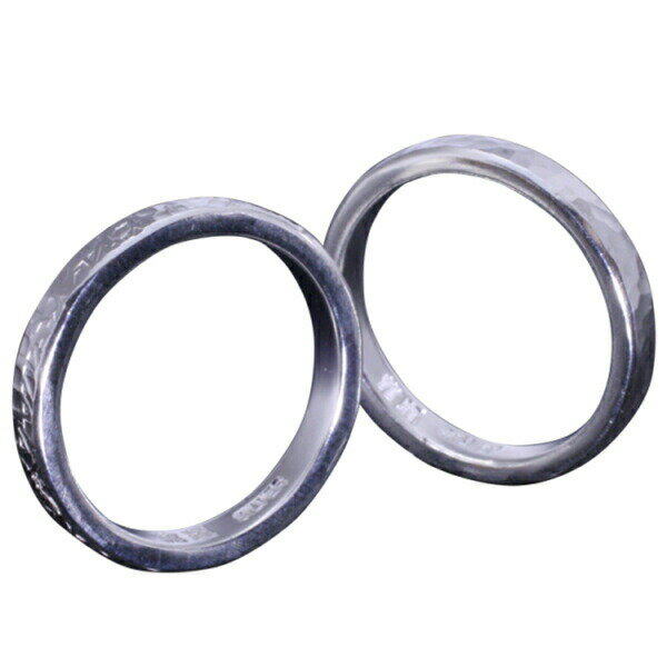 龍頭 丸鎚目×籠目鎚目 ペアリング 4〜27号 指輪 幅3mm ペア メンズ レディース シルバー お揃い ペアアクセサリー ギフト シルバーリング 人気 シル...