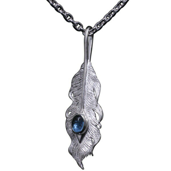 龍頭 石付き 鳳凰羽 ネックレス チェーン付き ペンダント メンズ シルバー シルバーネックレス メンズ..