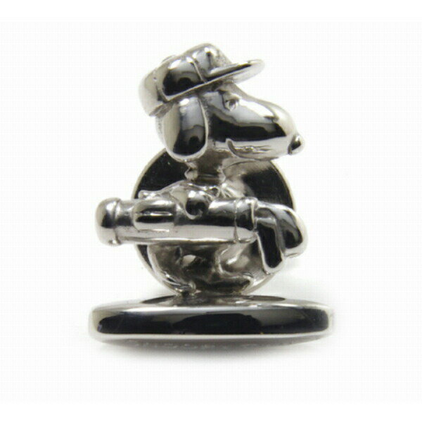 SNOOPY×SAINTS スヌーピーゴルフピンバッチ スヌーピー 公式 PEANUTS キャラクターグッズ コラボ シルバー925 シルバーアクセサリー 銀 ...