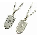 SAINTS セインツ ダイヤモンド ペア シルバーネックレス(チェーン付き) シルバー925 シルバーアクセサリー シルバー925 シルバーアクセサリー 銀 ...