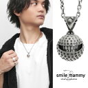 smile_mammy スマイル ゴルフボール ネックレス ペンダント ペンダントトップ チャーム シルバー925 ゴルフ ニヤニヤ ブランド さりげない ホラー 誕生日 シルバーアクセサリー ダーク 不気味 歯 ネックレス 不気味 グロテスク ブランド