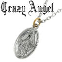 Crazy Angel 不思議のメダイ ブラックダイヤモンド ステンレスネックレス S クレイジーエンジェル 不思議のメダイ ステンレスアクセ リバーシブルペン...