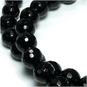 オニキス 6mm 天然石 ビーズ 128面カット 15玉セット 粒売り パワーストーン バラ売り パワ-スト-ン ビ-ズ 天然石 ビーズ 粒売り パワーストーン...