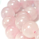 ローズクォーツ 10mm 天然石 ビーズ 丸玉 10玉セット 粒売り パワーストーン バラ売り ビ-ズ パーツ 紅水晶 天然石 ビーズ 粒売り パワーストーン ...