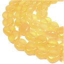 イエローカルサイト 8×8mm 天然石 ビーズ ハートカット 20玉売り 粒売り パワーストーン バラ売り ビ-ズ 天然石 ビーズ 粒売り パワーストーン バラ...