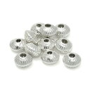 ソロバン スジ入り 3.5mm 5玉セット シルバーパーツ プレゼント 人気 おしゃれ 天然石アクセサリー 金具
