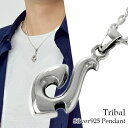 トライバル フィッシュフック シルバー ペンダントトップ (チェーンなし) 釣り針 ペンダントヘッド シルバーアクセサリー シルバーペンダント ペンダントトップ...