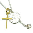 BULLET PEACE キュービックジルコニア コイン クロス シルバーネックレス メンズネックレス メンズ レディース ペンダントトップ 925シルバーアクセサリー スターリング 男性用ネックレス ブランド プレゼント 人気 彼氏 おしゃれ(4)
