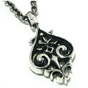 メンズ ネックレス M's collection スペードアラベスク シルバーネックレス メンズネックレス シルバーアクセサリー シルバーアクセ メンズ Ms collection ネックレス スペード シルバー925 シルバーネックレス クラシカルなスペードモチーフのシルバーネックレスです