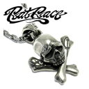 RAT RACE ラットレース クライベイビー クロスボーンスカル シルバーペンダントトップ チェーンなし シルバーアクセサリー シルバーアクセ ネックレス ペ...