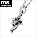エムズコレクション M's collection クロス ツタ シルバーペンダントトップ チェーンなし 925 シルバーアクセサリー シルバーアクセ メンズ M...