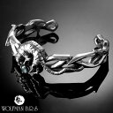 ウルフマン T-KEIGO タイガー × トライバル バングル シルバー シルバーバングル シルバーブレスレット シルバーアクセサリー メンズアクセ スターリン...