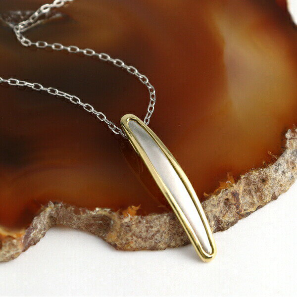PT900 K18 スティック プレート プラチナ ネックレス 地金 コンビカラー バイカラー ゴールド 18金 18k レディースアクセサリー Women's Jewelry Ladies 贈り物 プラチナネックレス ホワイト YG イエローゴールド 高級感 アニバーサリー サプライズ 気品 上品 シンプル 大人のサムネイル