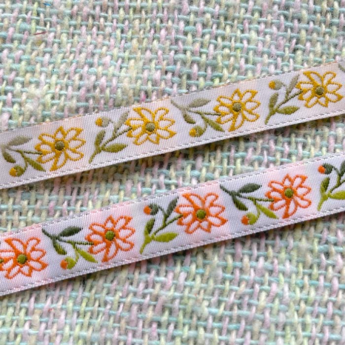 ＊2mでお届け＊チロリアンテープ アジア チェンマイ タイ リボン モン族 ラインテープ 縁取り 手作り ..