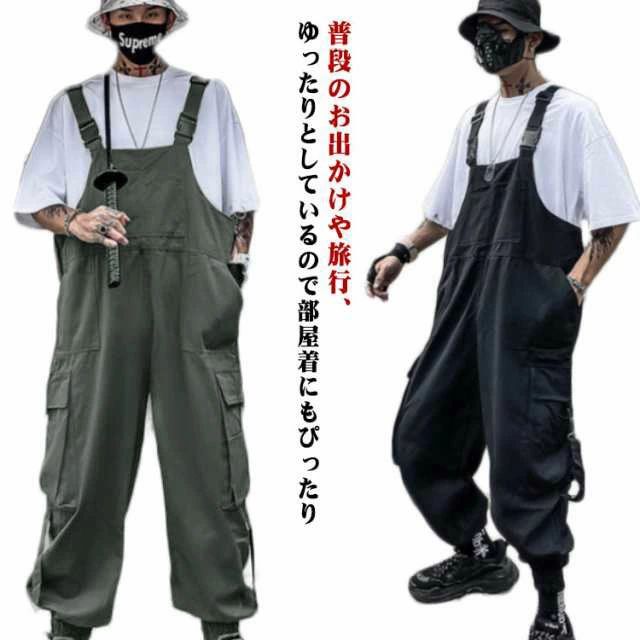 サロペット オーバーオール メンズ オーバーオール キャンプ メンズ　レディース 動きやすい オールインワン 作業ズボン カーゴパンツ
