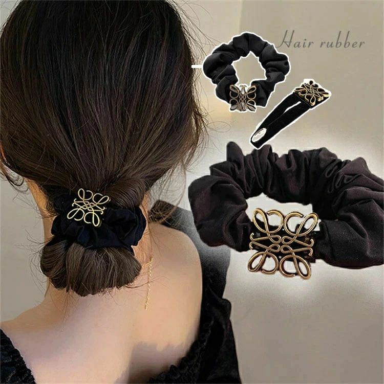 ヘアアクセサリー上品 可愛い ゴム+ヘアピン 大人韓国アクセサリー ヘアゴム　ヘアピン 可愛い シュシ..