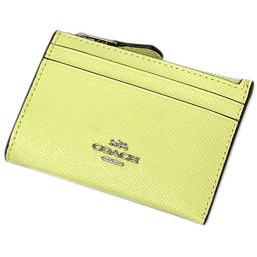 COACH コーチ キーコインケース カードケース ミニスキニー クロスグレインレザー 88250-SVM97 新品