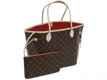 ルイヴィトン M41177 バッグ モノグラム ヴィトン LV トートバッグ ポーチ付き ネヴァーフルMM スリーズ LOUIS VUITTON