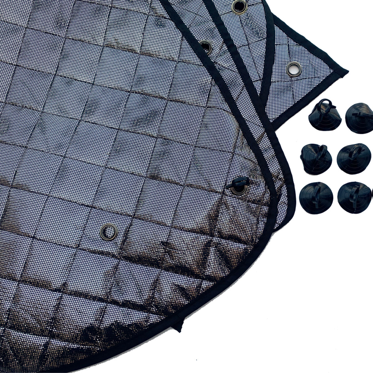 NV350 キャラバン E26 サンシェード 標準 ナロー 前期 中期 後期 フロント リア 内装 貼り付け 8枚セッ..