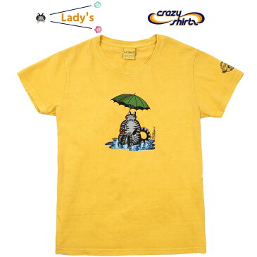 クリバンキャット Kliban cat レディース Tシャツ パイナップル染め アンブレラ