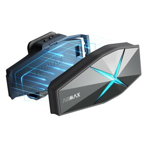ASMAX F1 バイク インカム 10人同時メッシュ通信可能 Bluetooth5.3 日本語音声制御 他社のバイク用インカムと接続可能 音楽ながら通話 デュアルチップ・オクタコア バイク用通信機器 自動通信回復&音量調整 日本語コマンド&説明書 IP67防水ENC&DSPノイズキャンセル