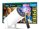 PliPla プロジェクター 家庭用 プロジェクター 小型 高輝度 天井投影 Wi-Fi6瞬間接続 Bluetooth5.4 内蔵HiFiスピーカー リアル10...