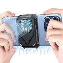スマホ 冷却ファン ペルチェ素子 急速冷却 伸縮式 スマホクーラー 軽量 手が邪魔にならない 原神 荒野行動 FGO実況専用 静音 揺れない スマホ熱対策 ゲーム/ライブ/写真撮影/動画視聴/テレワーク時に対応 日本語説明書(ブラック)(2)