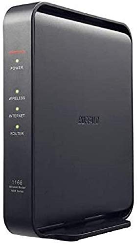 【Amazon.co.jp限定】 バッファロー WiFi 無線LAN ルーター WSR-1166DHPL2/N 11ac ac1200 866+300Mbps IPv6対応 デュアルバンド 3LDK 2階建向け エコパッケージ テレワーク 日本メーカー