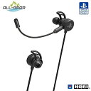 【PS5動作確認済】有線 ホリゲーミングヘッドセット インイヤー for PlayStation?4 ブラック【SONYライセンス商品】
