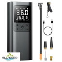 AAL 自転車 空気入れ 電動 電動空気入れ バイク 車 用 コードレス 6000mAh 大容量バッ