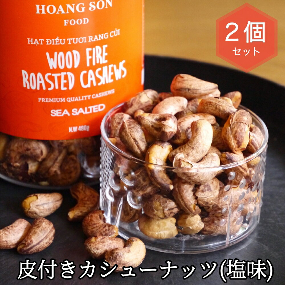 【 母の日ギフト 】 HOANG SON FOOD 皮付きカシューナッツ (塩味) 480g × 2個 母の日 ギフト リンクリソース カシューナッツ ギフト あす楽