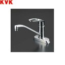 KM5081TV8R2 KVK流し台用シングルレバー混合水栓 一般地仕様 取付穴ピッチ102mm 送料無料()