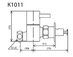 K1011 KVK分岐止水栓 送料無料()