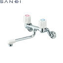 K11D-W 三栄水栓 SANEI ツーバルブ混合栓 共用形 送料無料()