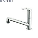 K87101EBJV-13 三栄水栓 SANEI シングルワンホールスプレー分岐混合栓 一般地仕様 送料無料()