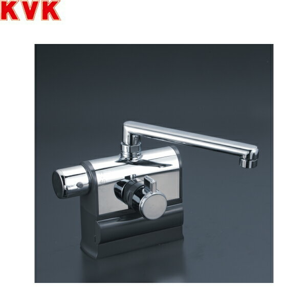 Rakuten - KM3008L KVKデッキ形サーモスタット式混合栓 190mmパイプ仕様 可変ピッチ式 一般地・寒冷地共用 送料無料()