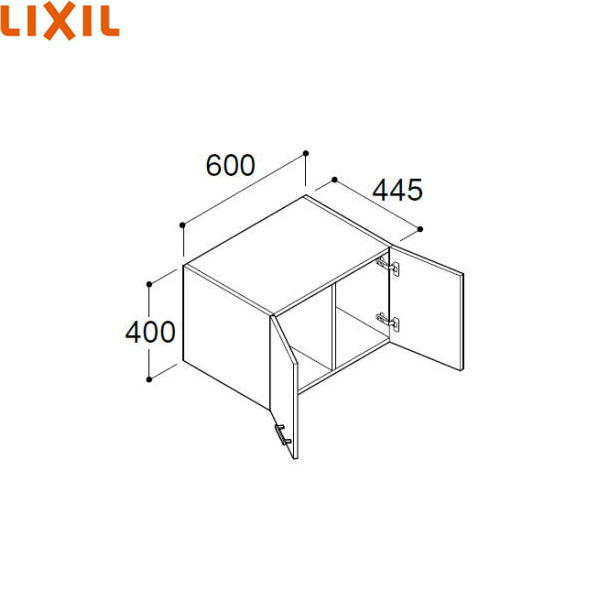 FTVU-654/VP1 リクシル LIXIL/INAX オフト アッパーキャビネット 間口650 送料無料()