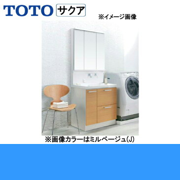 [LDSWB075BDGJN1+LMWB075A3SLC2G]TOTO[SAKUAサクア]洗面化粧台セット06[間口750][ミドルクラス][送料無料]