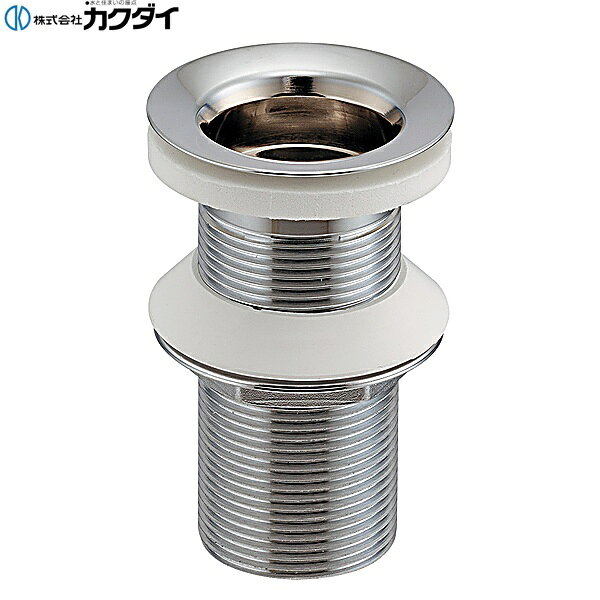 カクダイ [KAKUDAI] 282-002-CH 海外丸鉢金具 ●海外製陶器用 ●はさみ込み厚 最大53ミリ ●オーバーフローなしの洗面ボウル・手洗器用 材質: 黄銅KAKUDAI 282 002 CH