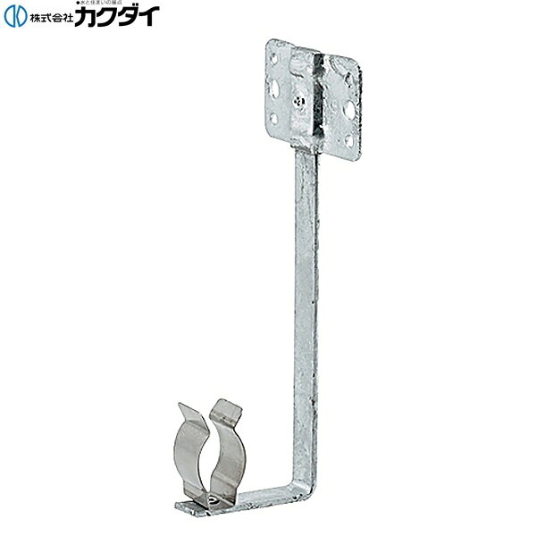 カクダイ [KAKUDAI] 625-742 配管固定金具 ●破風板用 ●対応パイプ外径18~28ミリ 材質: 鋼、ステンレスKAKUDAI 625 742