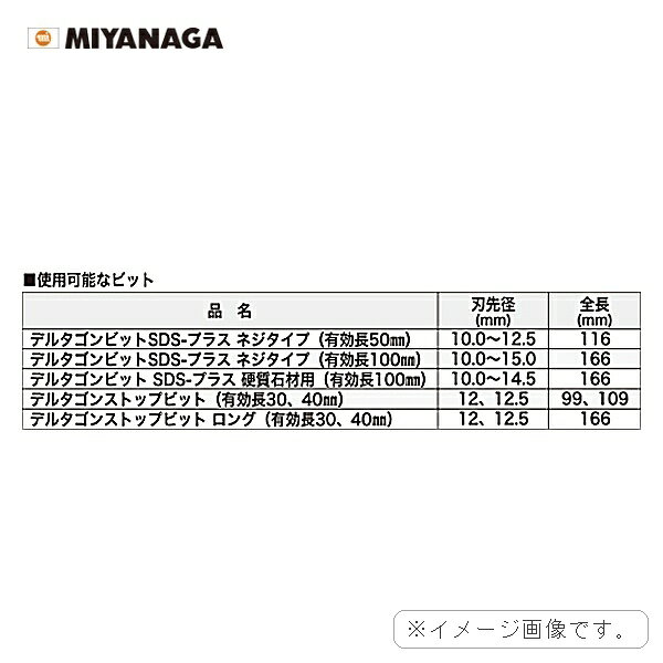 ミヤナガ [MIYANAGA] SDS-SDSアダプター500 SDSAD500 用途: SDSプラスシャンク工具の延長用アダプター。 仕様: 全長 500mm。MIYANAGA SDSAD500